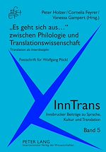 Télécharger le livre :  «Es geht sich aus...» zwischen Philologie und Translationswissenschaft