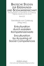 Télécharger le livre :  Enkulturation durch sozialen Kompetenzerwerb- Enculturation by Acquiring of Social Competences