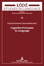 Télécharger le livre :  Cognitive Processes in Language