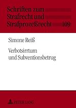 Télécharger le livre :  Verbotsirrtum und Subventionsbetrug