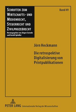 Téléchargez le livre :  Die retrospektive Digitalisierung von Printpublikationen