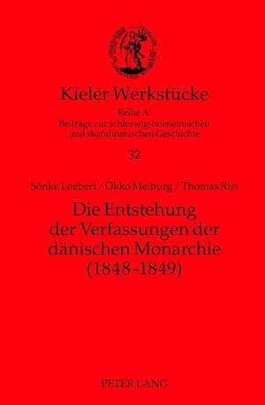 Téléchargez le livre :  Die Entstehung der Verfassungen der daenischen Monarchie (1848-1849)