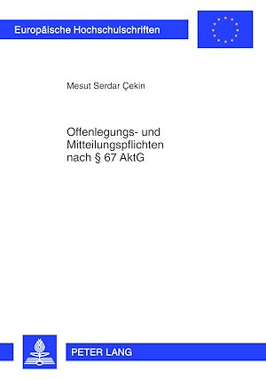 Téléchargez le livre :  Offenlegungs- und Mitteilungspflichten nach § 67 AktG