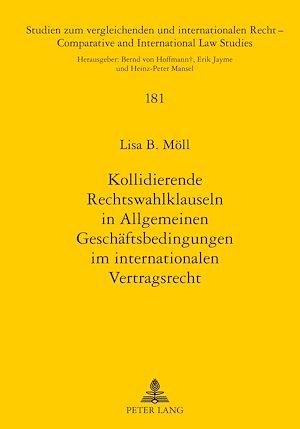 Téléchargez le livre :  Kollidierende Rechtswahlklauseln in Allgemeinen Geschaeftsbedingungen im internationalen Vertragsrecht