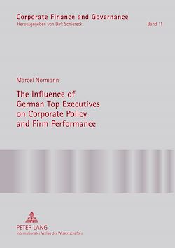 Télécharger le livre :  The Influence of German Top Executives on Corporate Policy and Firm Performance