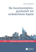 Télécharger le livre :  Die Investmentaktiengesellschaft mit veraenderlichem Kapital