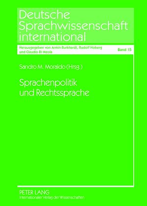 Téléchargez le livre :  Sprachenpolitik und Rechtssprache