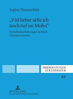 Télécharger le livre :  «Viel lieber saeße ich noch tief im Mohn»