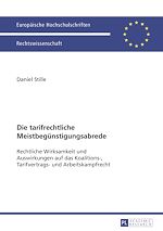 Télécharger le livre :  Die tarifrechtliche Meistbeguenstigungsabrede