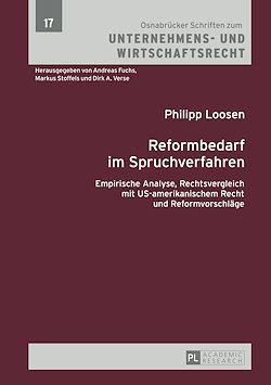 Télécharger le livre :  Reformbedarf im Spruchverfahren