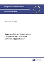 Télécharger le livre :  Das Ausscheiden des einzigen Komplementaers aus einer Kommanditgesellschaft