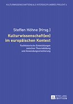 Télécharger le livre :  Kulturwissenschaft(en) im europaeischen Kontext
