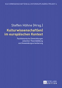 Télécharger le livre :  Kulturwissenschaft(en) im europaeischen Kontext