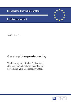 Téléchargez le livre :  Gesetzgebungsoutsourcing