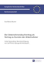 Télécharger le livre :  Der Unternehmenskaufvertrag als Vertrag zu Gunsten der Arbeitnehmer