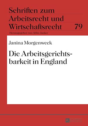Téléchargez le livre :  Die Arbeitsgerichtsbarkeit in England