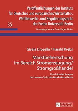 Télécharger le livre :  Marktbeherrschung im Bereich Stromerzeugung/Stromgroßhandel