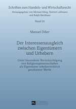 Télécharger le livre :  Der Interessenausgleich zwischen Eigentuemern und Urhebern