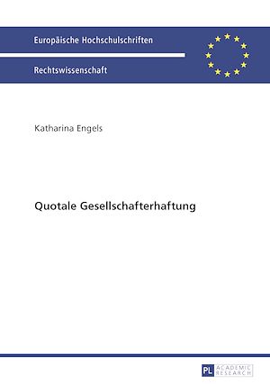 Téléchargez le livre :  Quotale Gesellschafterhaftung