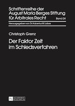 Télécharger le livre :  Der Faktor Zeit im Schiedsverfahren
