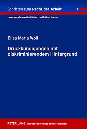 Téléchargez le livre :  Druckkuendigungen mit diskriminierendem Hintergrund
