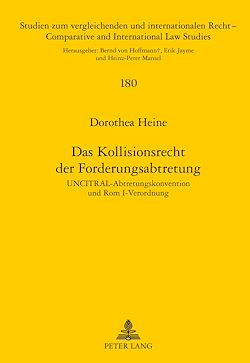 Télécharger le livre :  Das Kollisionsrecht der Forderungsabtretung