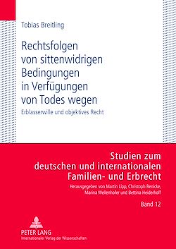 Télécharger le livre :  Rechtsfolgen von sittenwidrigen Bedingungen in Verfuegungen von Todes wegen