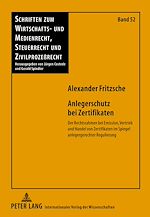 Télécharger le livre :  Anlegerschutz bei Zertifikaten