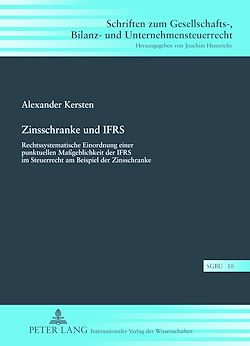 Télécharger le livre :  Zinsschranke und IFRS