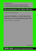 Télécharger le livre :  Lexías simples y colocaciones léxicas en la enseñanza de ELE