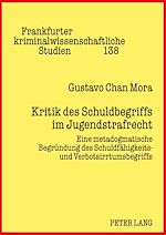 Télécharger le livre :  Kritik des Schuldbegriffs im Jugendstrafrecht