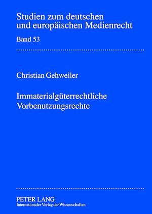 Téléchargez le livre :  Immaterialgueterrechtliche Vorbenutzungsrechte