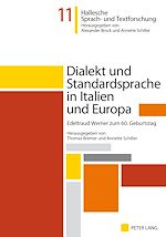 Télécharger le livre :  Dialekt und Standardsprache in Italien und Europa