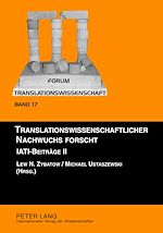 Télécharger le livre :  Translationswissenschaftlicher Nachwuchs forscht