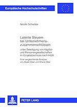 Télécharger le livre :  Latente Steuern bei Unternehmenszusammenschluessen