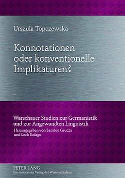 Télécharger le livre :  Konnotationen oder konventionelle Implikaturen?