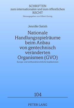 Télécharger le livre :  Nationale Handlungsspielraeume beim Anbau von gentechnisch veraenderten Organismen (GVO)
