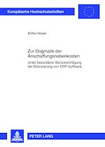 Télécharger le livre :  Zur Dogmatik der Anschaffungsnebenkosten