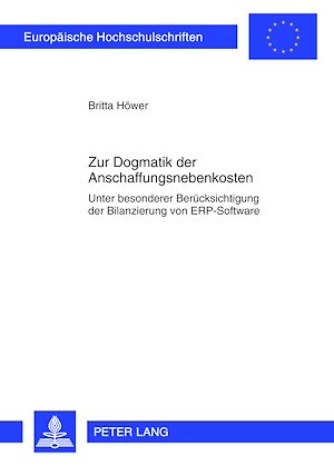 Téléchargez le livre :  Zur Dogmatik der Anschaffungsnebenkosten