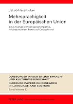 Télécharger le livre :  Mehrsprachigkeit in der Europaeischen Union