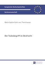 Télécharger le livre :  Der Todesbegriff im Strafrecht