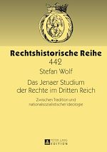 Télécharger le livre :  Das Jenaer Studium der Rechte im Dritten Reich