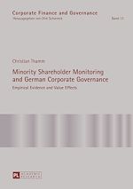Télécharger le livre :  Minority Shareholder Monitoring and German Corporate Governance