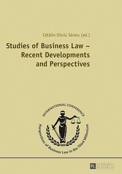 Télécharger le livre :  Studies of Business Law – Recent Developments and Perspectives