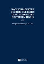 Télécharger le livre :  Nachschlagewerk des Reichsgerichts – Gesetzgebung des Deutschen Reichs