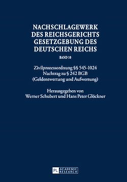 Télécharger le livre :  Nachschlagewerk des Reichsgerichts – Gesetzgebung des Deutschen Reichs