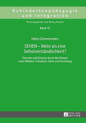 Téléchargez le livre :  SEHEN – Mehr als eine Selbstverstaendlichkeit?