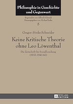 Télécharger le livre :  Keine Kritische Theorie ohne Leo Loewenthal