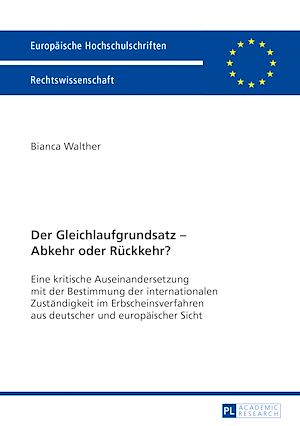 Téléchargez le livre :  Der Gleichlaufgrundsatz – Abkehr oder Rueckkehr?