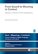 Télécharger le livre :  From Sound to Meaning in Context